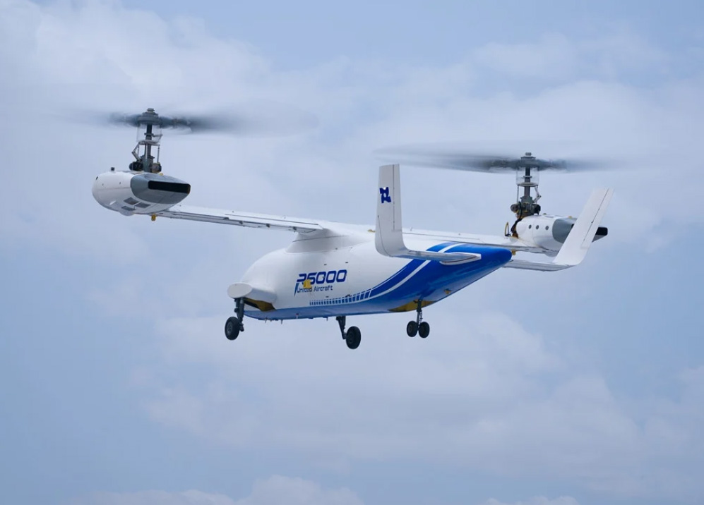 China Uji Terbang Drone Tiltrotor R6000, Pesawat Otonom 6 Ton untuk Logistik dan Misi Strategis