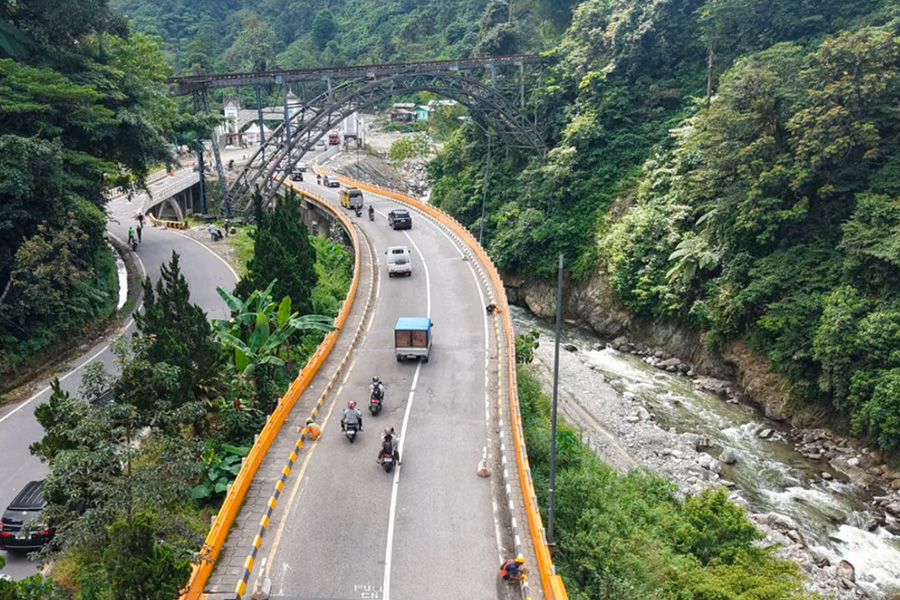 Pemulihan Jalur Lembah Anai Hampir Rampung, Akses Padang-Bukittinggi Ditargetkan Normal Akhir Juli